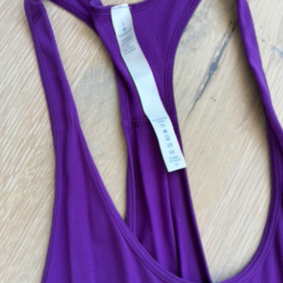Lululemon Original Cool Racer Back Tank Purple Size 2 - Picture 2 of 4